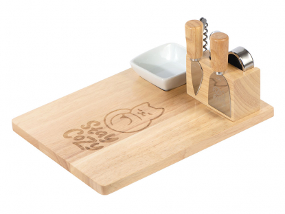 Набор для сыра и вина со съемной подставкой Save time
