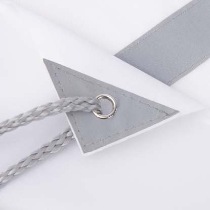 Рюкзак мешок со светоотражающей полосой RAY, белый