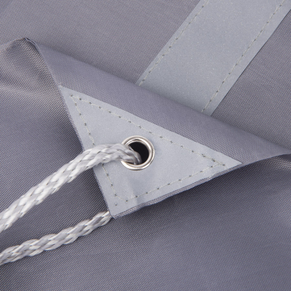 Рюкзак мешок со светоотражающей полосой RAY, серый