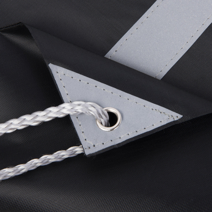 Рюкзак мешок со светоотражающей полосой RAY, черный