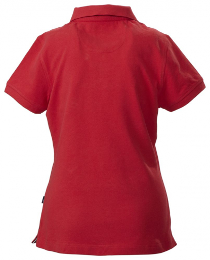 Рубашка поло AVON LADIES, женская, красная, обратная сторона