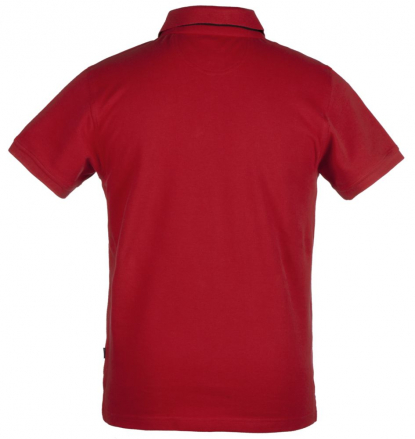 Рубашка поло AVON, мужская, красная, вид сзади