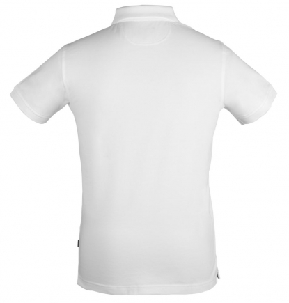 Рубашка поло AVON, мужская, белая, вид сзади