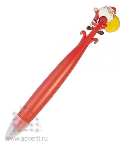 Ручка шариковая на магните Дед Мороз