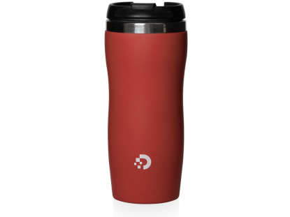 Термокружка Mony Steel soft-touch-красный
