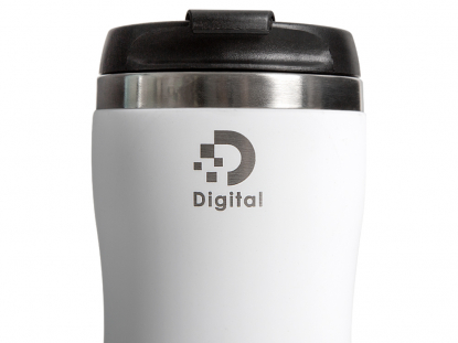 Термокружка Mony Steel soft-touch-красный