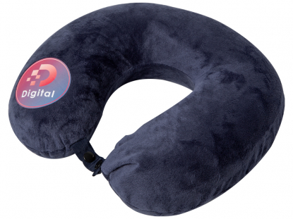 Подушка для путешествий с эффектом памяти Basic, серая