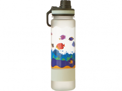 Бутылка для воды с ручкой Misty, белая