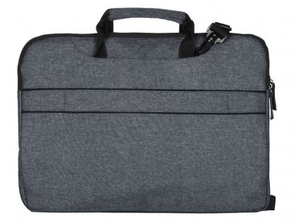 Сумка Plush c усиленной защитой ноутбука 15.6, серо-синяя