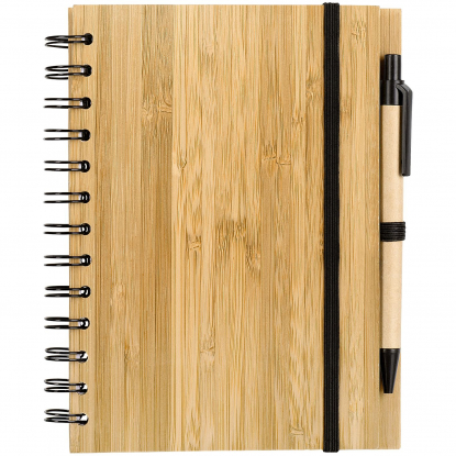 Блокнот на кольцах  Bambook с ручкой
