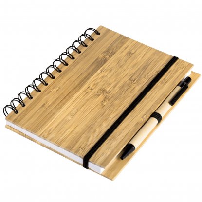 Блокнот на кольцах  Bambook с ручкой