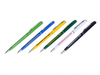 Ручка шариковая Наварра-серебристый