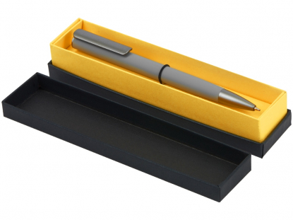 Футляр для 1 ручки Bloom, черный с желтым, пример использования