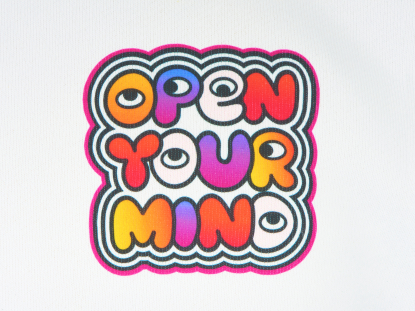 Свитшот для сублимации Evolution, унисекс, белый, S