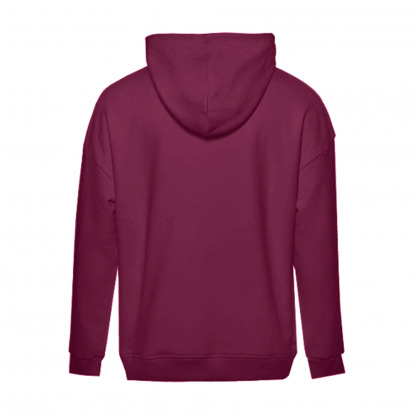 Толстовка оверсайз Freedom, бордовая