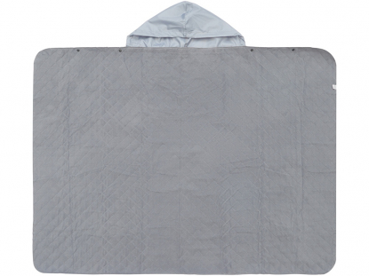 Плед-пончо 2-в-1 Cappy с капюшоном и мешком, серый