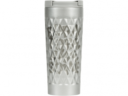 Герметичная вакуумная термокружка Matrix, серебристая