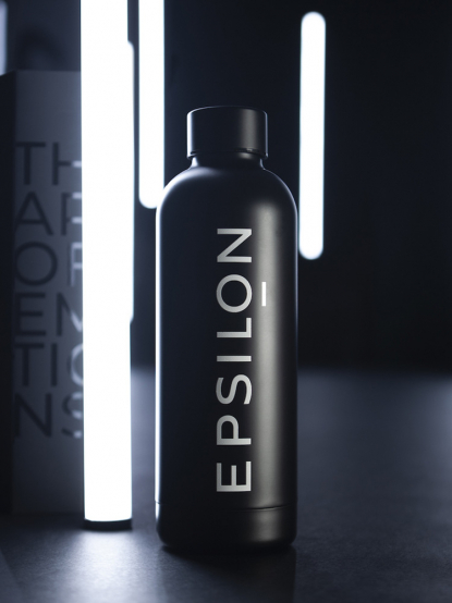 Вакуумная термобутылка с медной изоляцией Cask, soft-touch, серебристая