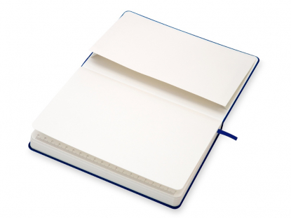Бизнес-блокнот А5 С3 soft-touch с магнитным держателем для ручки, темно-синий