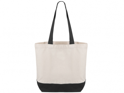 Сумка для шоппинга Cotton из переработанного хлопка, 280 г/м2, черная