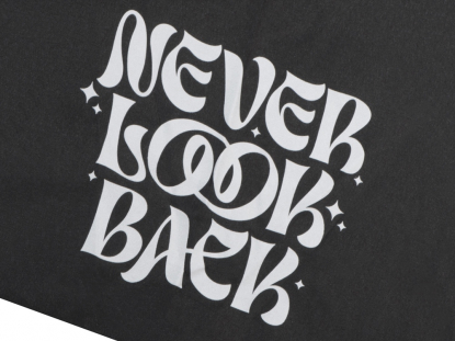 Зонт складной Marvy с проявляющимся рисунком, черный