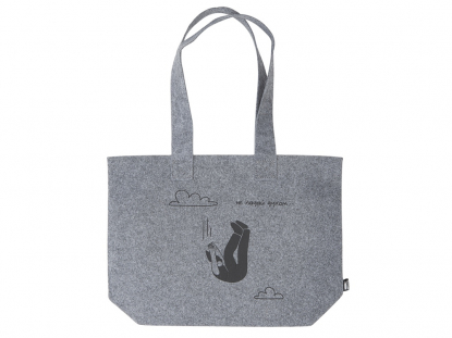 Сумка-шоппер Stratum фетровая горизонтальная