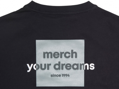 Футболка с длинным рукавом оверсайз Berlin, унисекс, молочная, XS-S