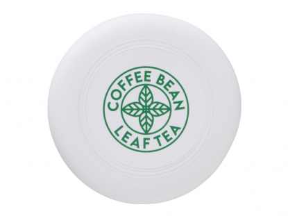 Беспроводное зарядное устройство Disc со встроенным кабелем 2 в 1, белое