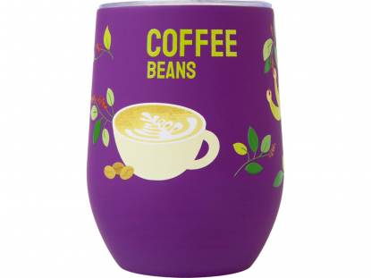 Термокружка Vacuum mug C1, soft touch, белая