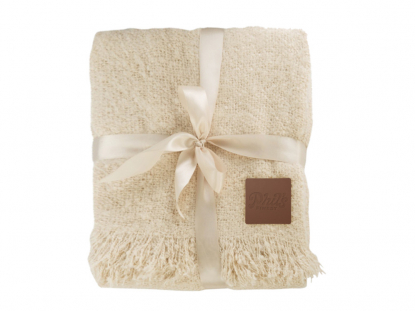 Плед акриловый Mohair, синий