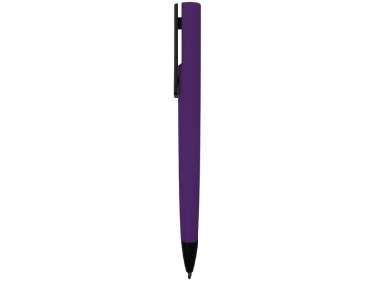 Ручка пластиковая шариковая C1 soft-touch, фиолетовая