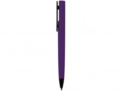 Ручка пластиковая шариковая C1 soft-touch, фиолетовая