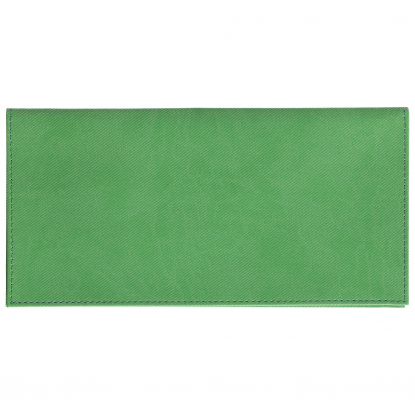 Органайзер для авиабилетов Twill, зелёный, вид спереди