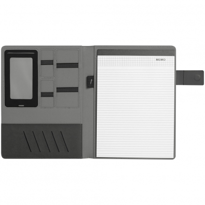 Папка Delegate с блокнотом А4, синяя, в открытом виде