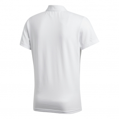 Рубашка поло Essentials Base, белая, вид сзади