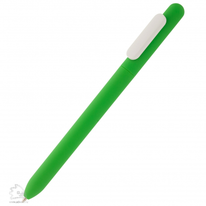 Ручка шариковая Swiper Soft Touch, зелёная