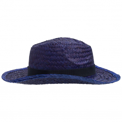 Шляпа Daydream, синяя с черной лентой, вид сбоку