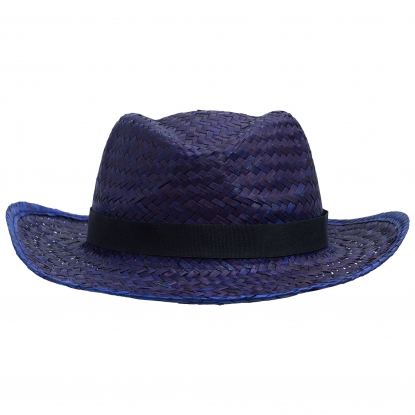 Шляпа Daydream, синяя с черной лентой, вид спереди