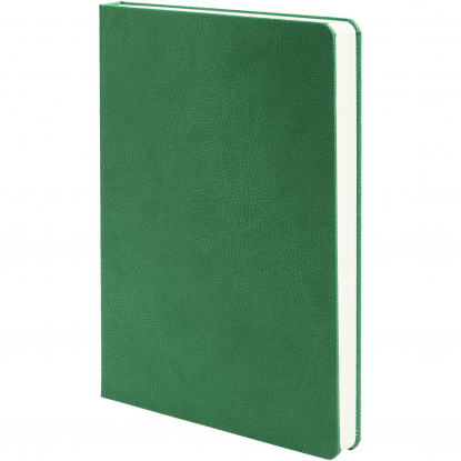 Ежедневник Charme, недатированный, зеленый, вид три четверти