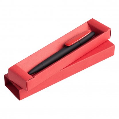 Футляр для ручки Roomy, красный, пример с ручкой