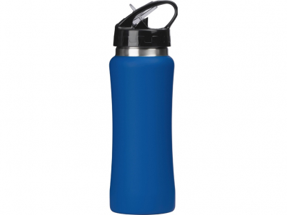Бутылка для воды Bottle C1, soft touch, синяя