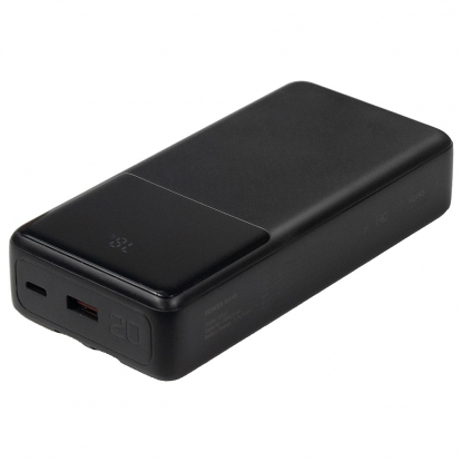 Внешний аккумулятор (powerbank) Stream 20, 20 000 mAH, с двумя зарядными шнурами, 22,5W (Ватт) super fast charge, Power Delivery (PD) 25.5W (dfnn), c цифровым дисплеем для контроля заряда