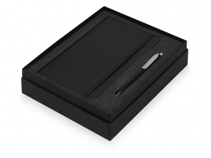 Подарочный набор Moleskine Picasso с блокнотом А5 и ручкой, черный, в коробке