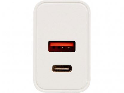 Сетевое зарядное устройство c выходами USB-A и USB-C и быстрой зарядкой QC/PD Recharger Pro, 30 Вт