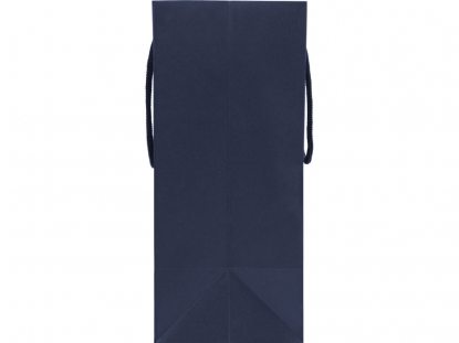 Пакет подарочный Imilit W, синий, вид сбоку