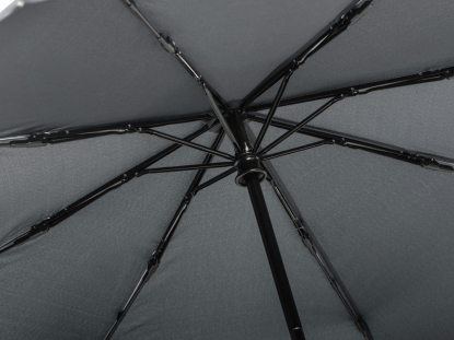 Зонт складной автоматический, серый