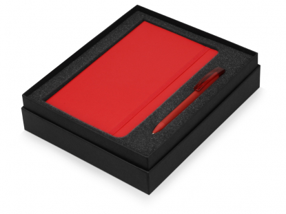 Подарочный набор Moleskine Amelie с блокнотом А5 Soft и ручкой, красный, в коробке