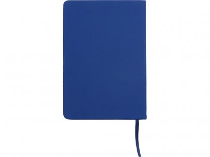 Блокнот А5 Magnet soft-touch с магнитным держателем для ручки, синий, обратная сторона