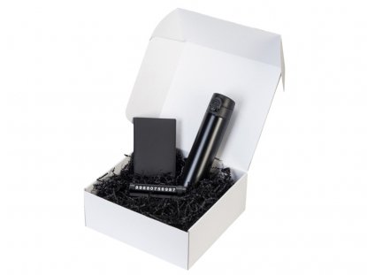 Подарочный набор Premier с термокружкой, парковочной визиткой и обложкой для документов