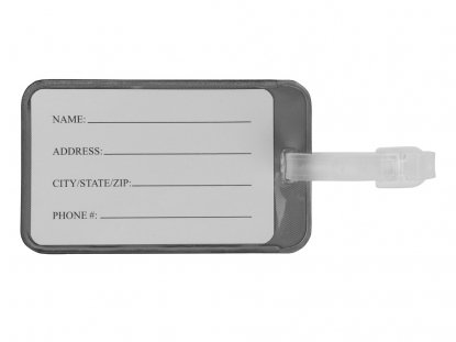 Багажная бирка Voyage 2.0, черная